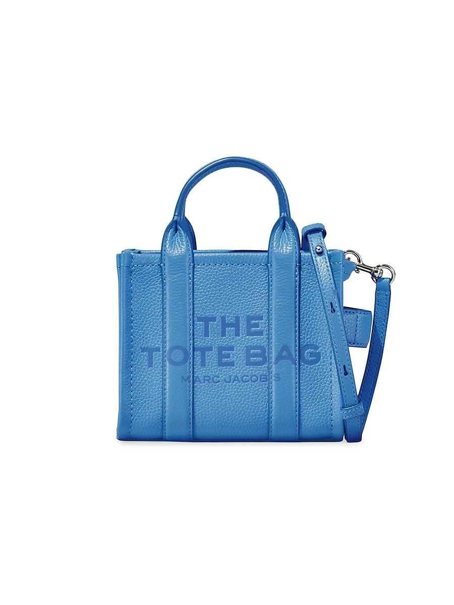Womens The Leather Crossbody Tote Bag Product Image