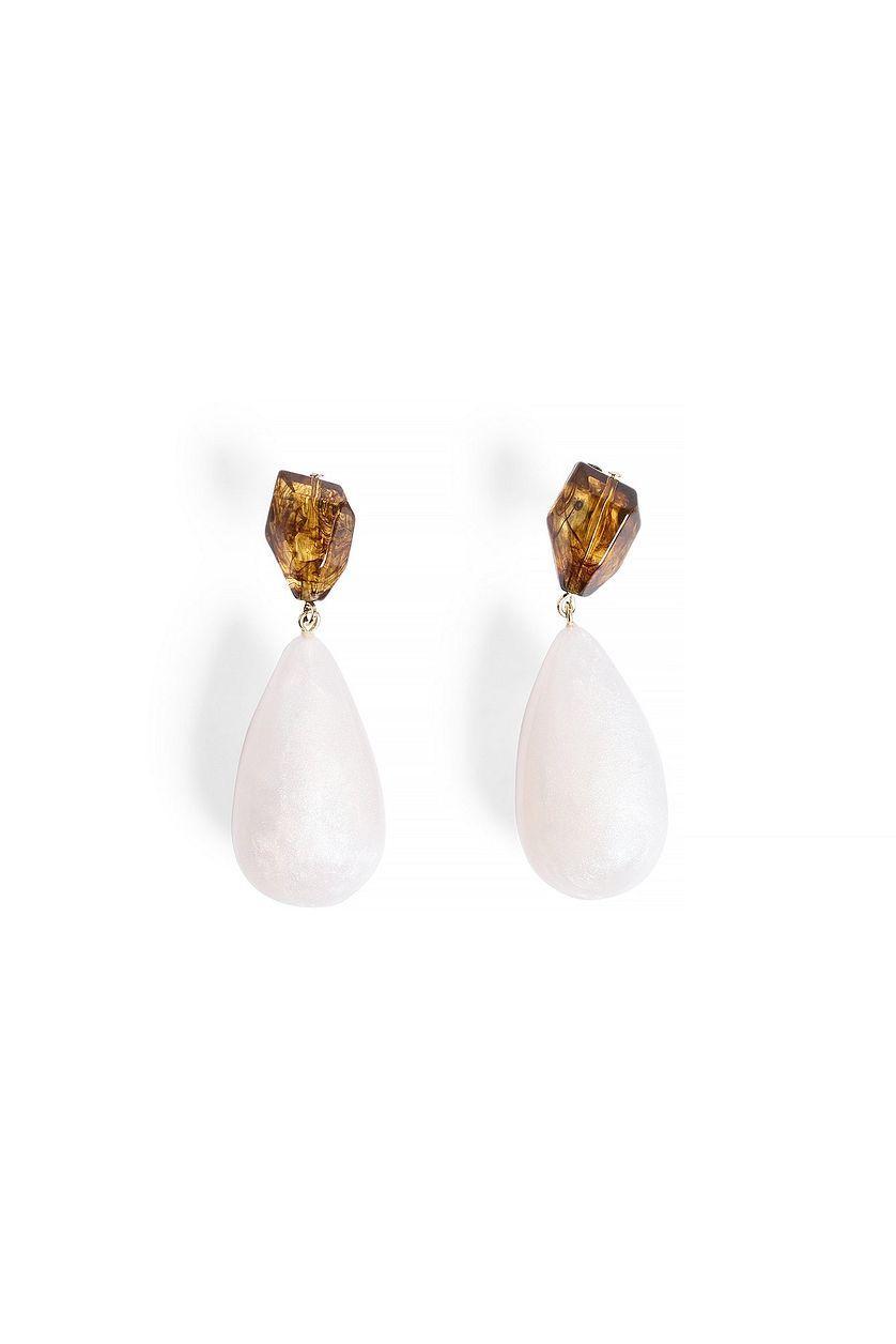 Big Hanging Stone Earrings Product Image
