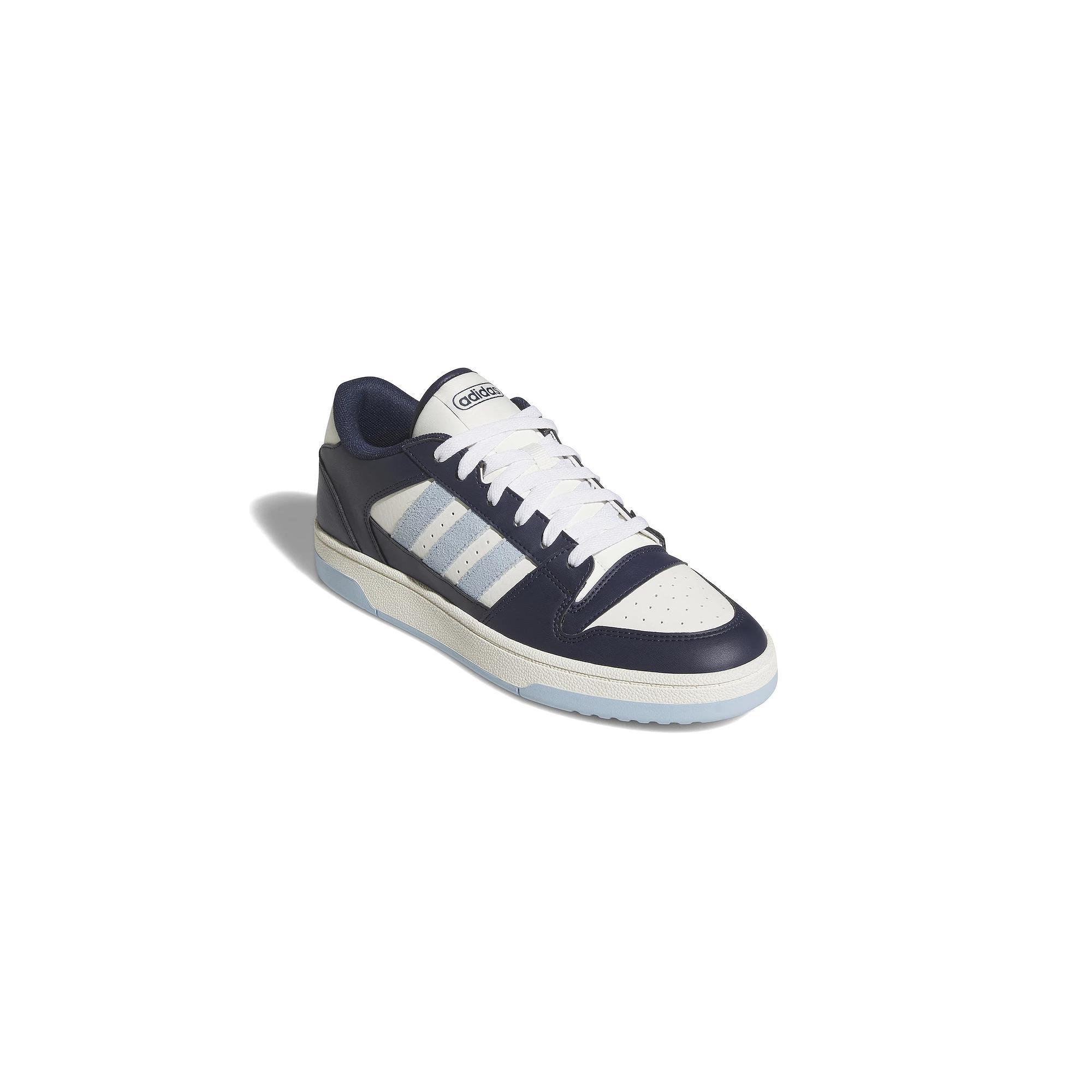 adidas Break Start Men's Basketball Shoes, Size: 11, Navy  White Product Image