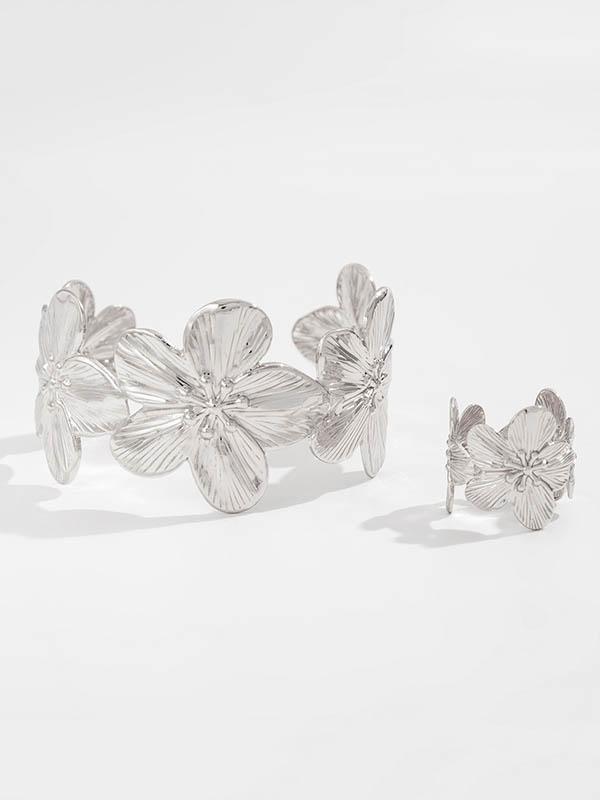 Flower Shape Geometric Bracelet Accessories Rings Accessories Product Image