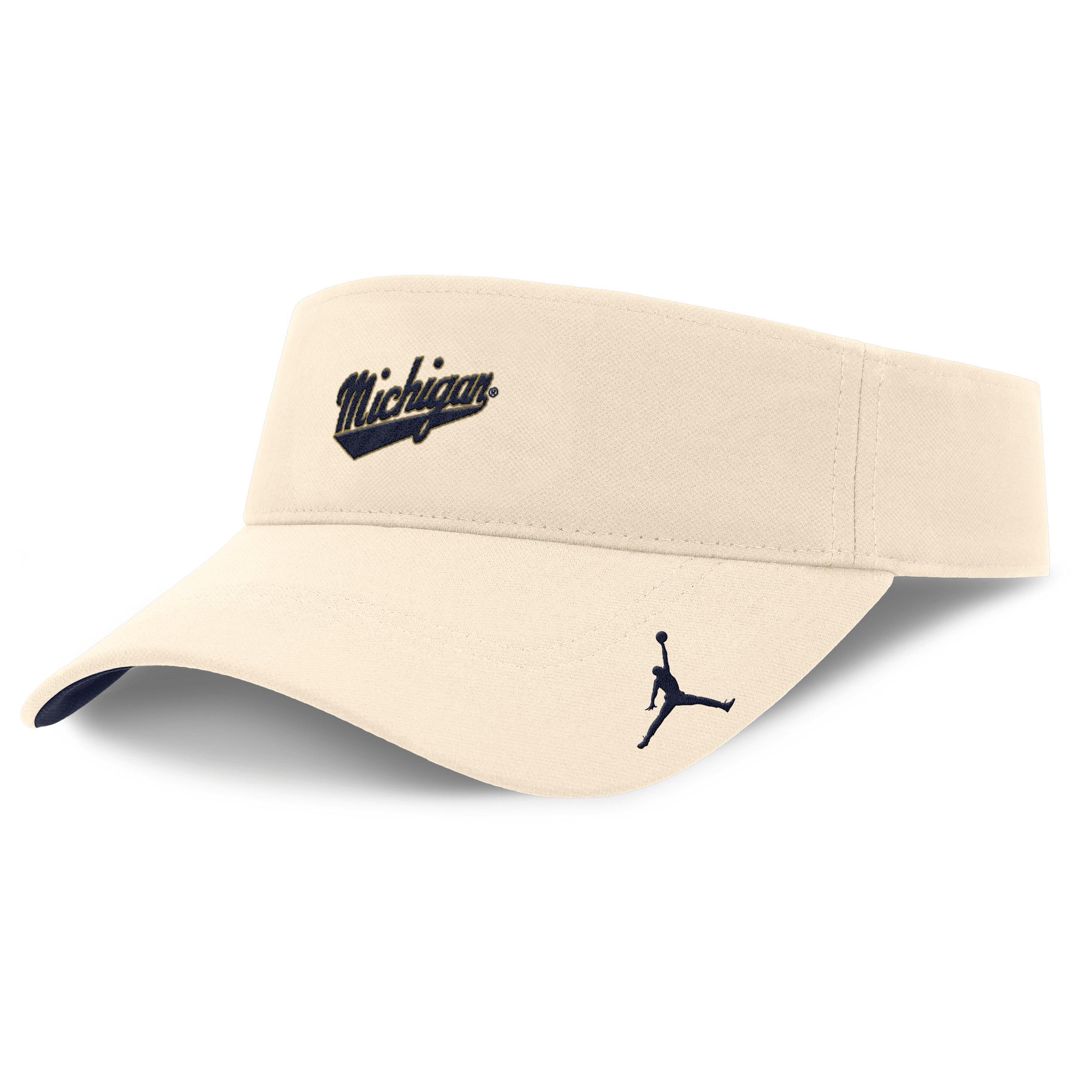 Michigan Wolverines Primetime Ace Men's Jordan Brand Dri-FIT College Adjustable Visor Product Image