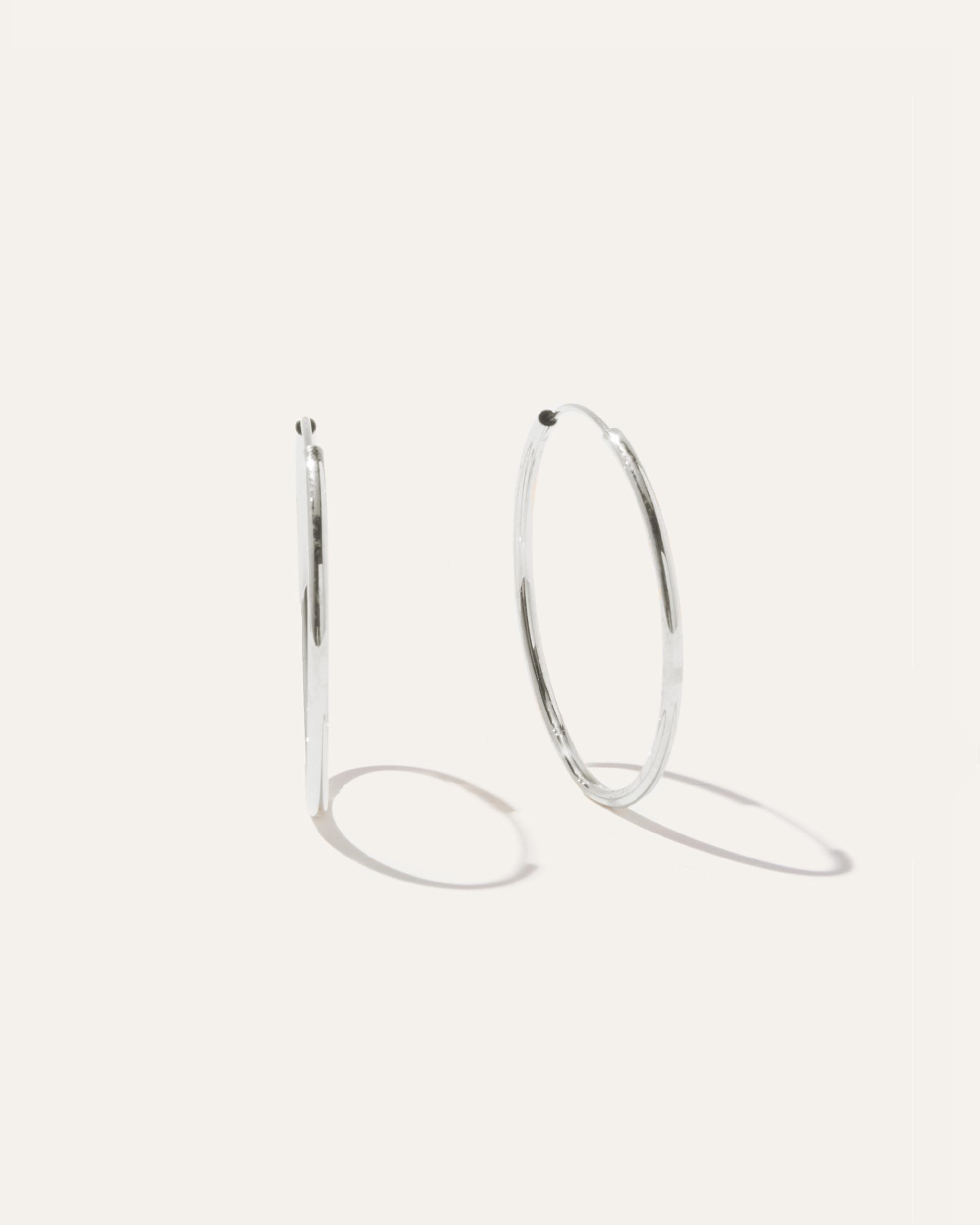 Quince | Women's 14k Everyday 25mm Hoop Earrings 14K Gold Product Image