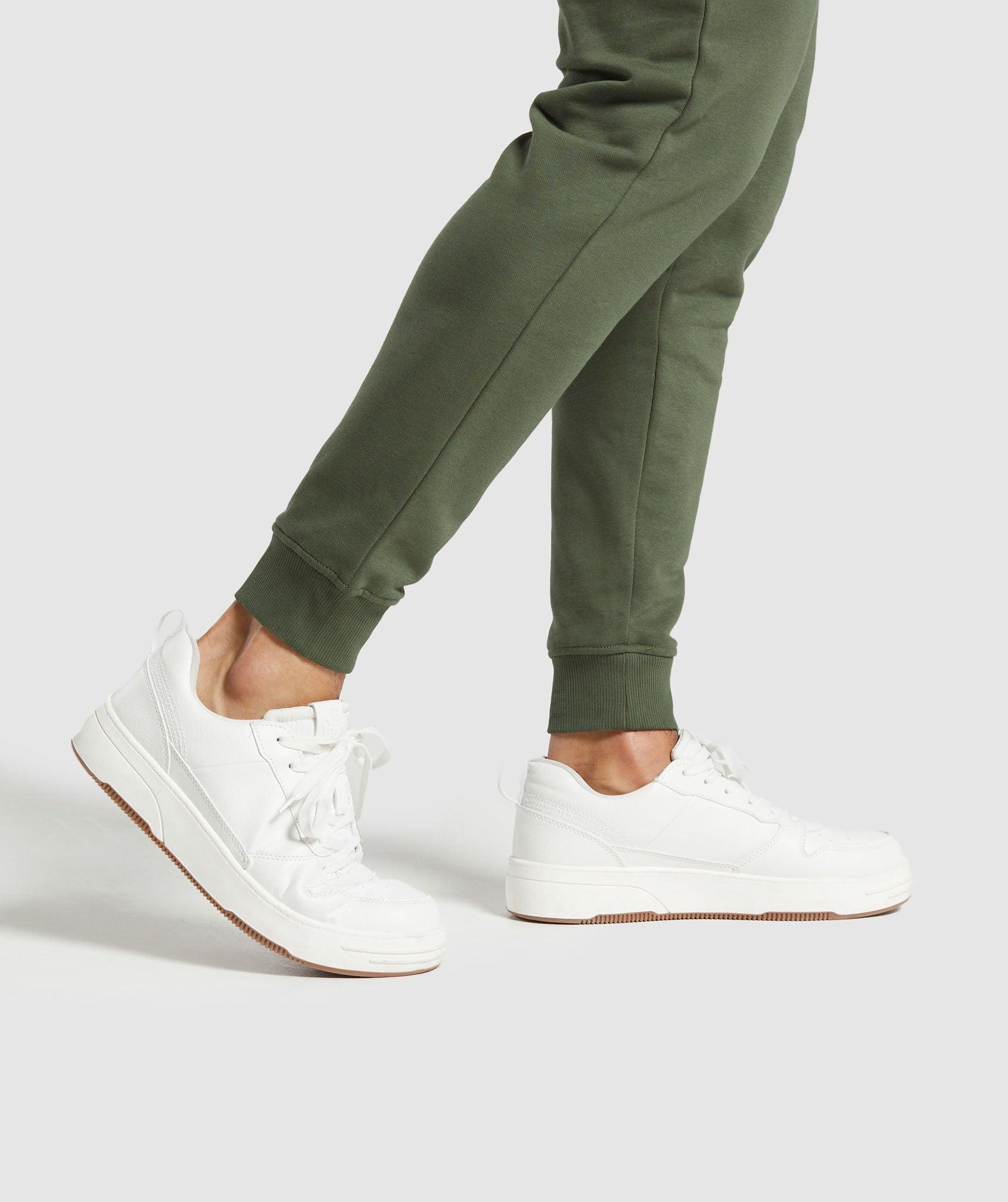 Gymshark Crest Joggers - Core Olive Male Product Image