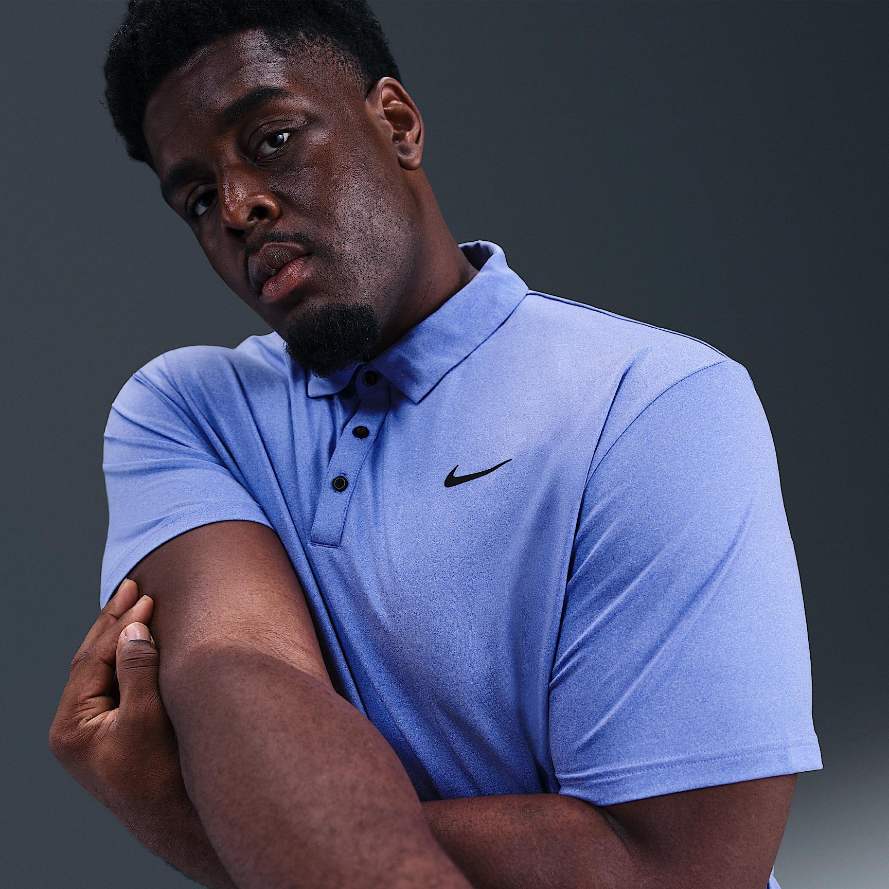 Nike Men's Tour Dri-FIT Heathered Golf Polo Product Image