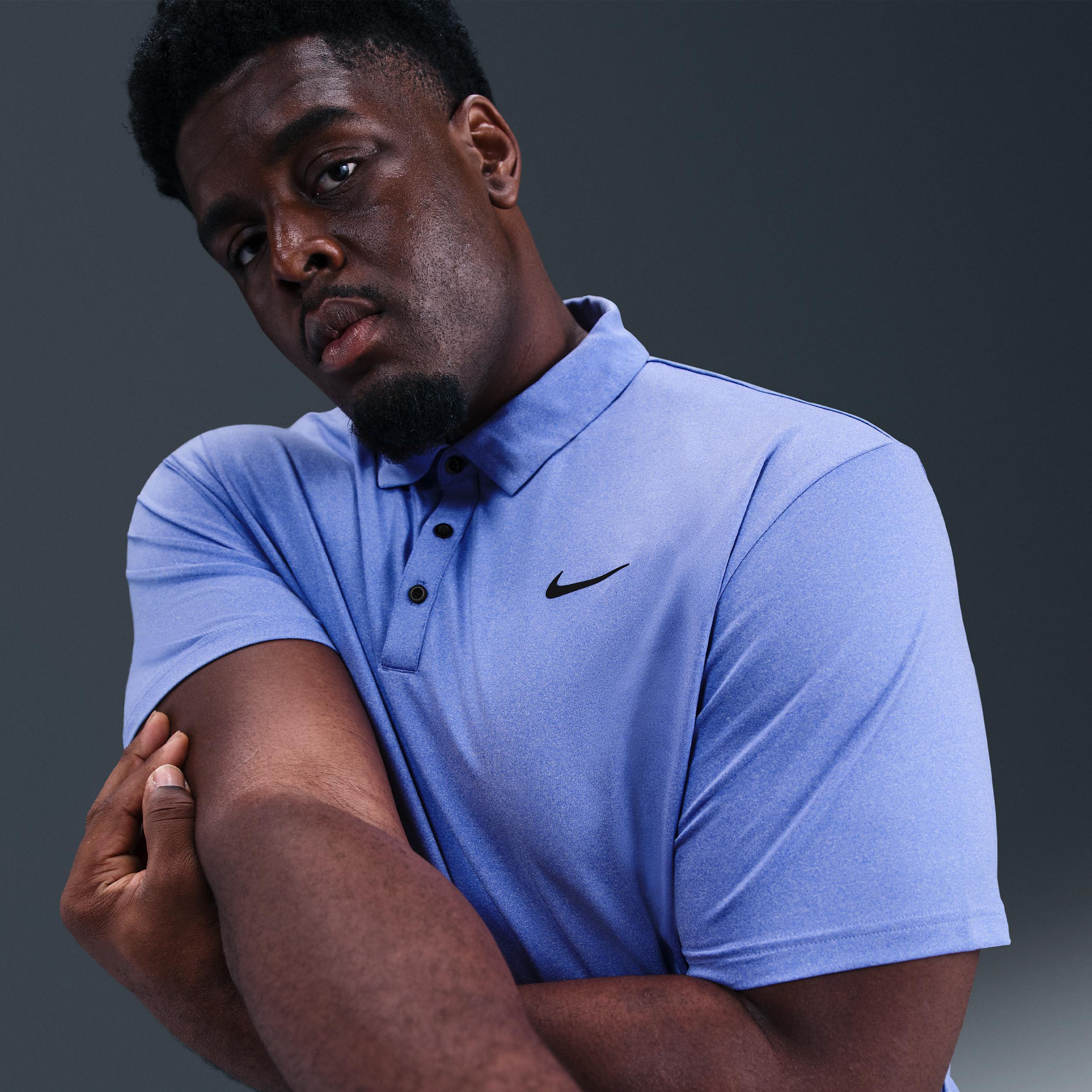 Nike Men's Tour Dri-FIT Heathered Golf Polo Product Image