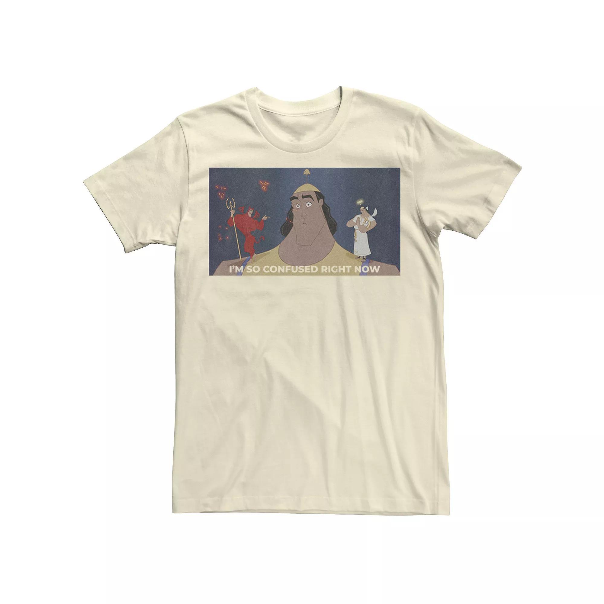 Disney's Emperor's New Groove Kronk Confused Men's Tee, Size: 3XL, Natural Product Image