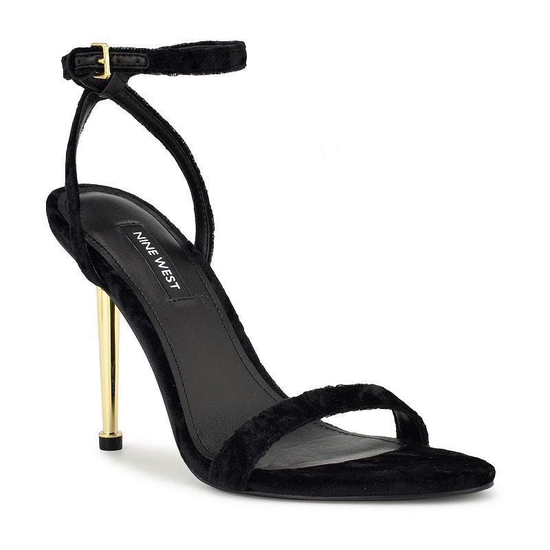 Nine West Reina Women's High Heel Dress Sandals, Size: 9, Neon Yellow Patent Product Image