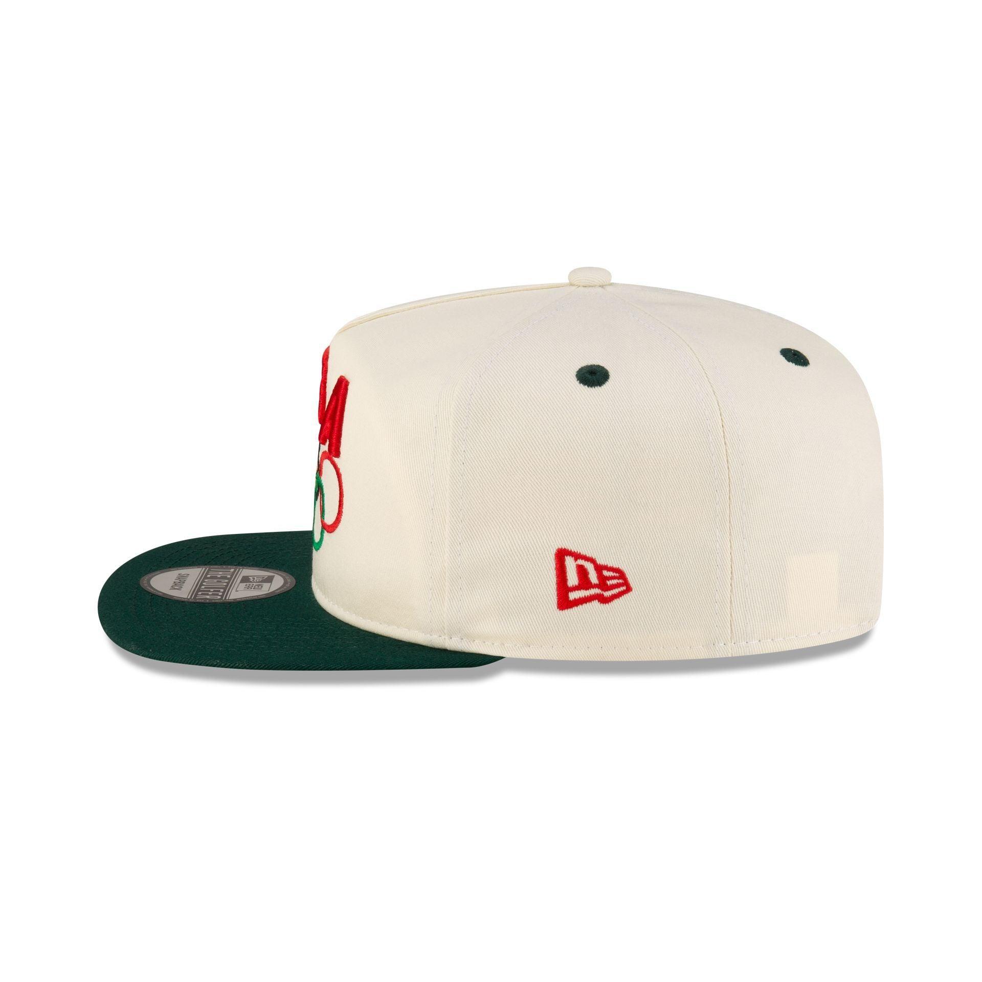 Team USA Chrome Green Golfer Hat Male Product Image