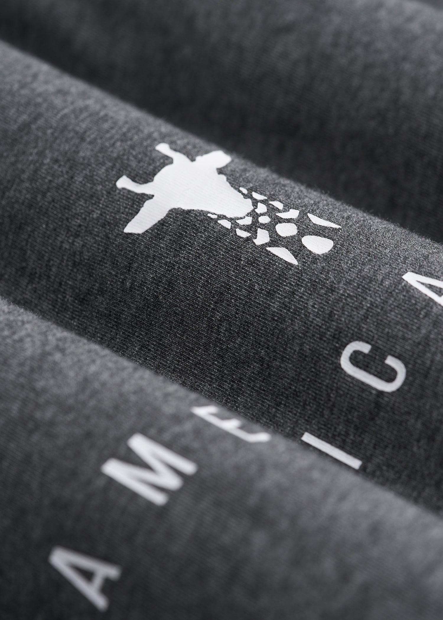 Logo Tee for Tall Men in Charcoal Mix Product Image