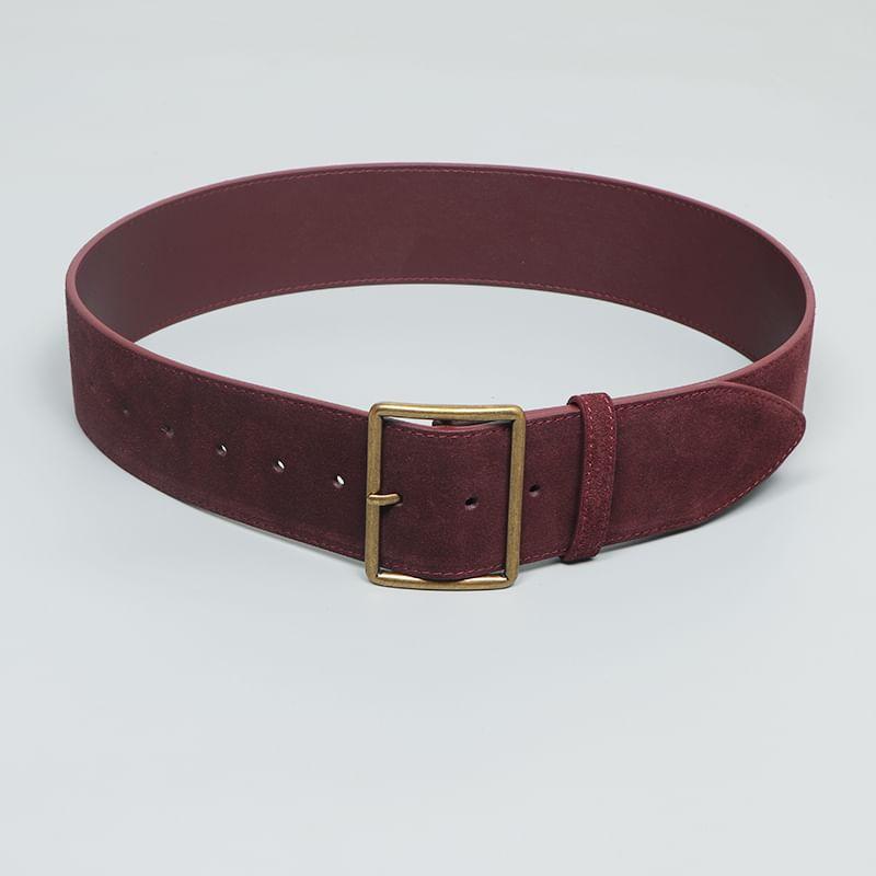 Faux Leather Wide Belt Product Image