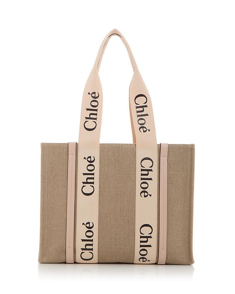 Woody Medium Tote Bag in Linen Product Image