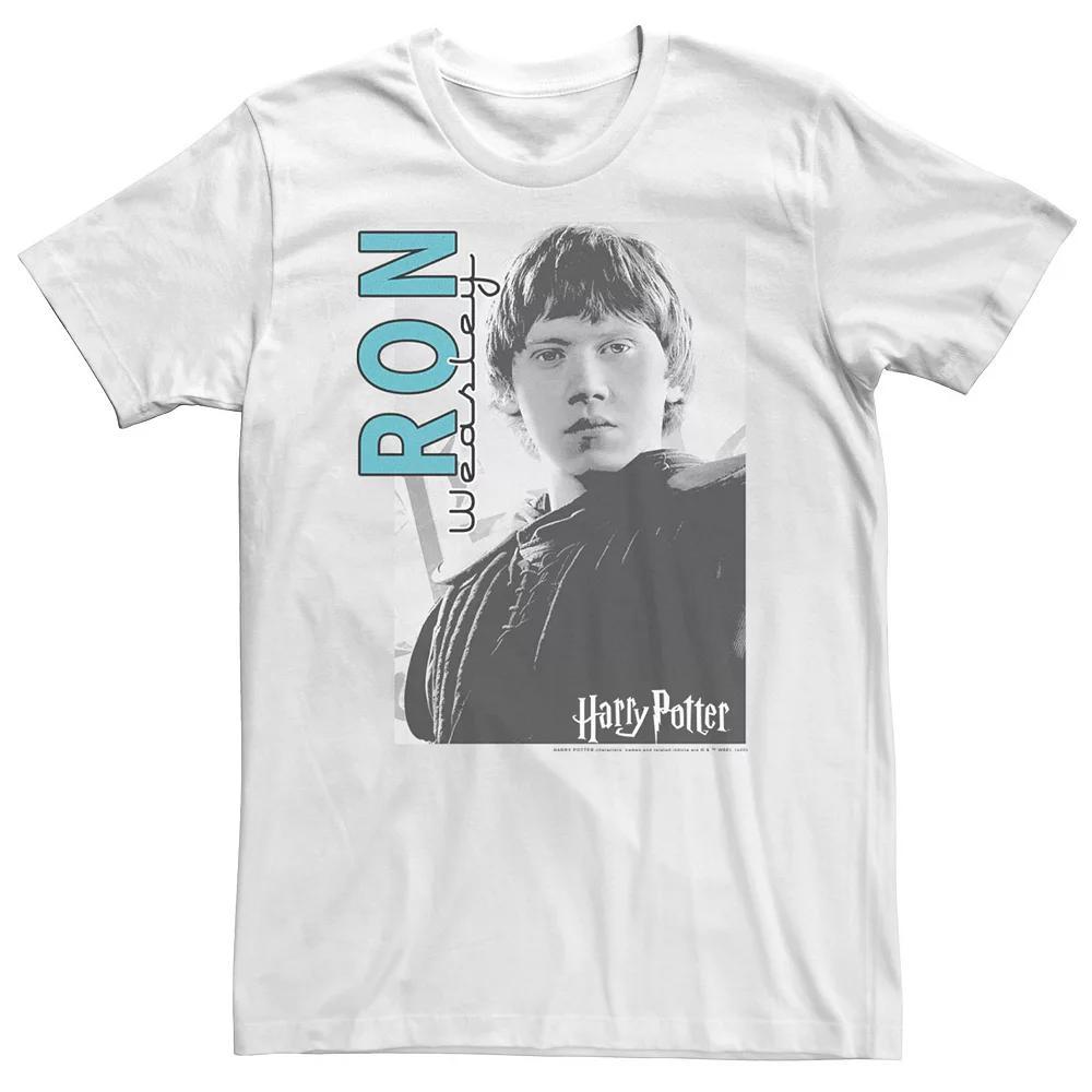 Big & Tall Harry Potter Ron Weasley Character Poster Tee, Men's, Size: 3XL, White Product Image