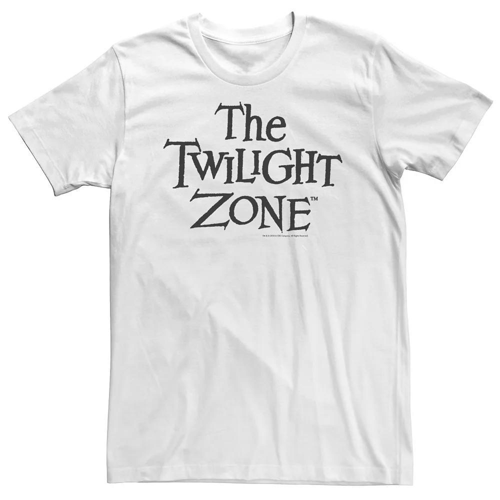 Big & Tall Twilight Zone Simple Title Text Tee, Men's, Size: 3XL Tall, White Product Image