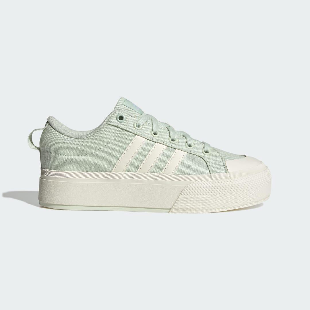 adidas Bravada 2.0 Platform Shoes Linen Green M 10 / W 11 Unisex Product Image