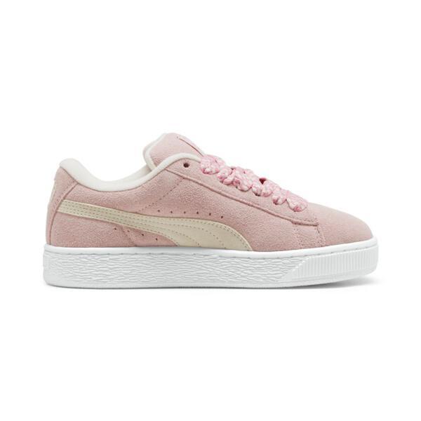 PUMA Suede XL Lace Women's Sneakers in Mauve Mist/White Product Image
