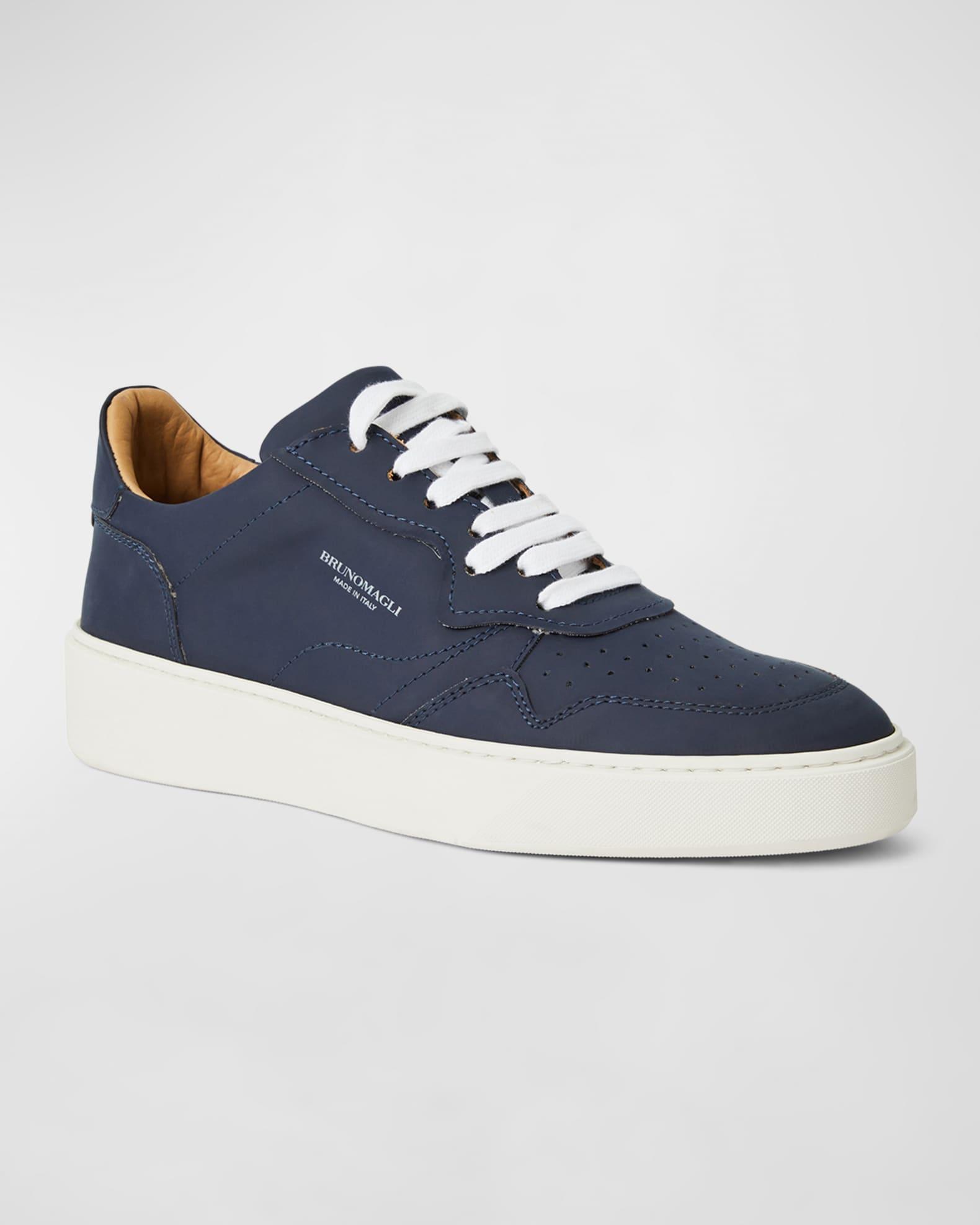 Men's Dezi Leather Low-Top Sneakers Product Image
