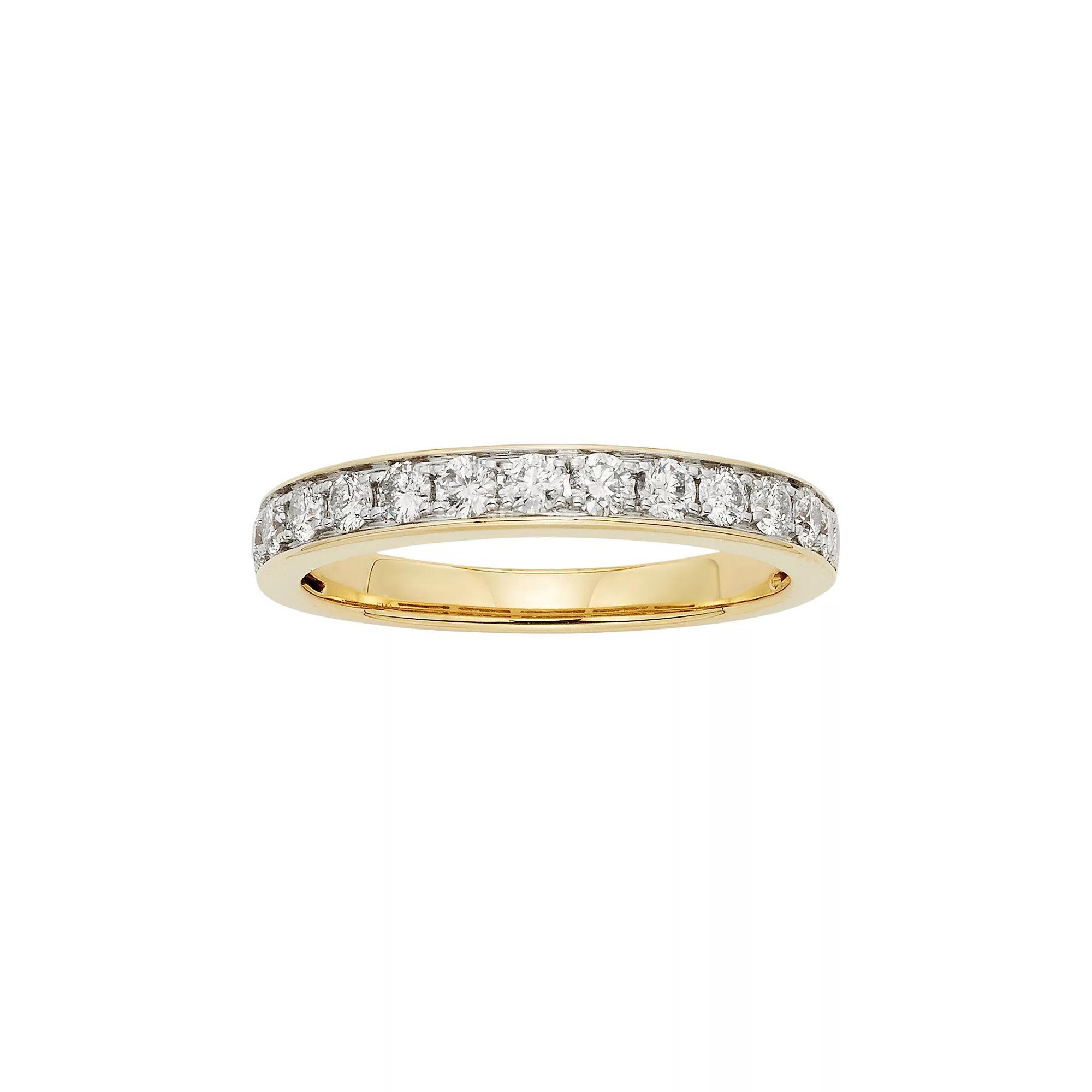 The Regal Collection 1/2 Carat T.W. IGL Certified Diamond 14k Gold Wedding Ring, Women's, Size: 9, White Product Image