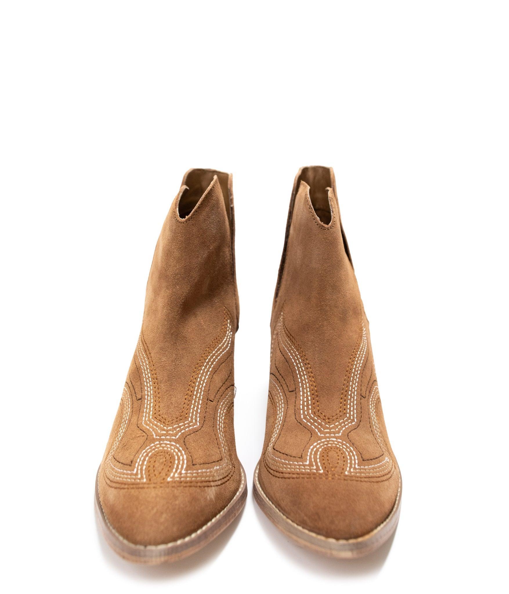 Journee Ankle Boots in Magenta (Online Exclusive) Product Image