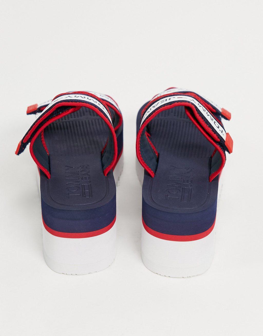 Tommy Hilfiger chunky tape sandals Product Image