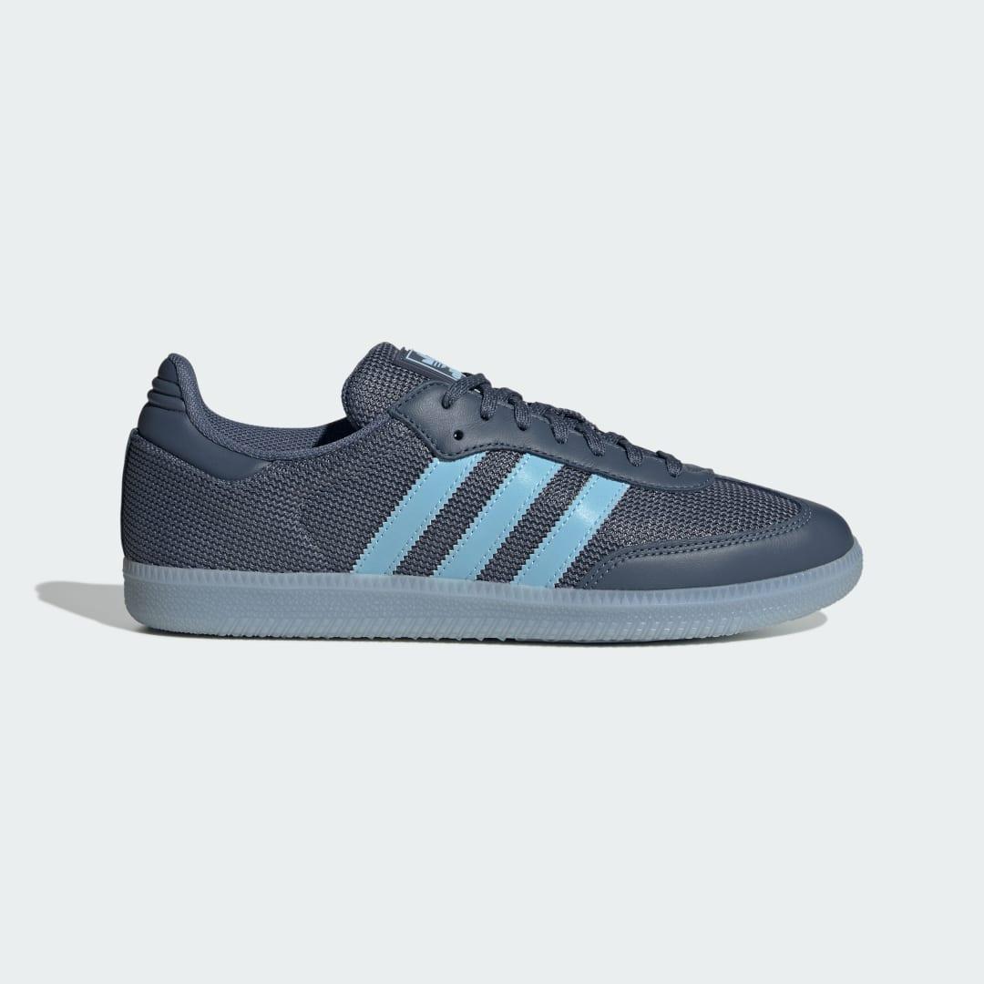 Mens adidas Samba OG Athletic Shoe - Wonder White / Shadow Red / Gum Product Image