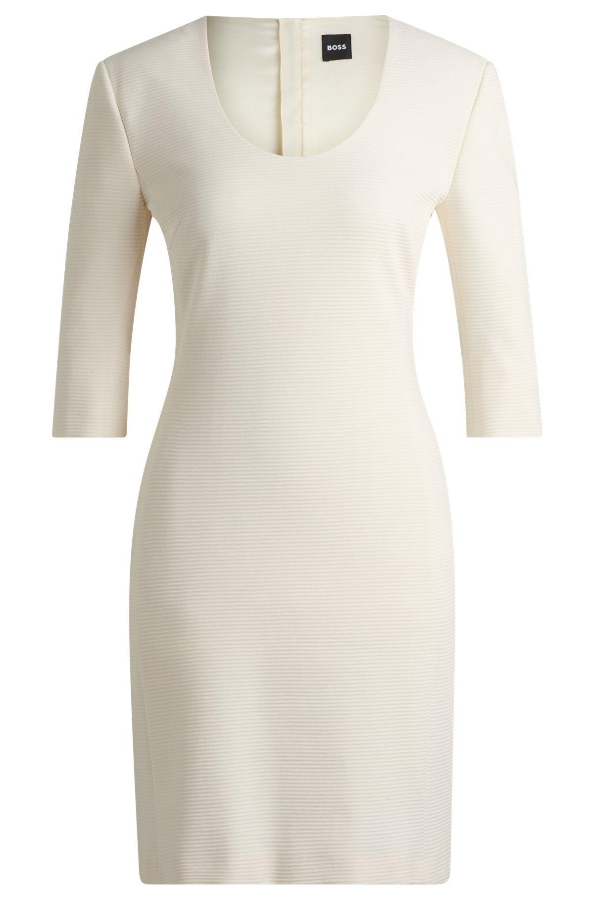 Bodycon dress in ottoman cotton Product Image