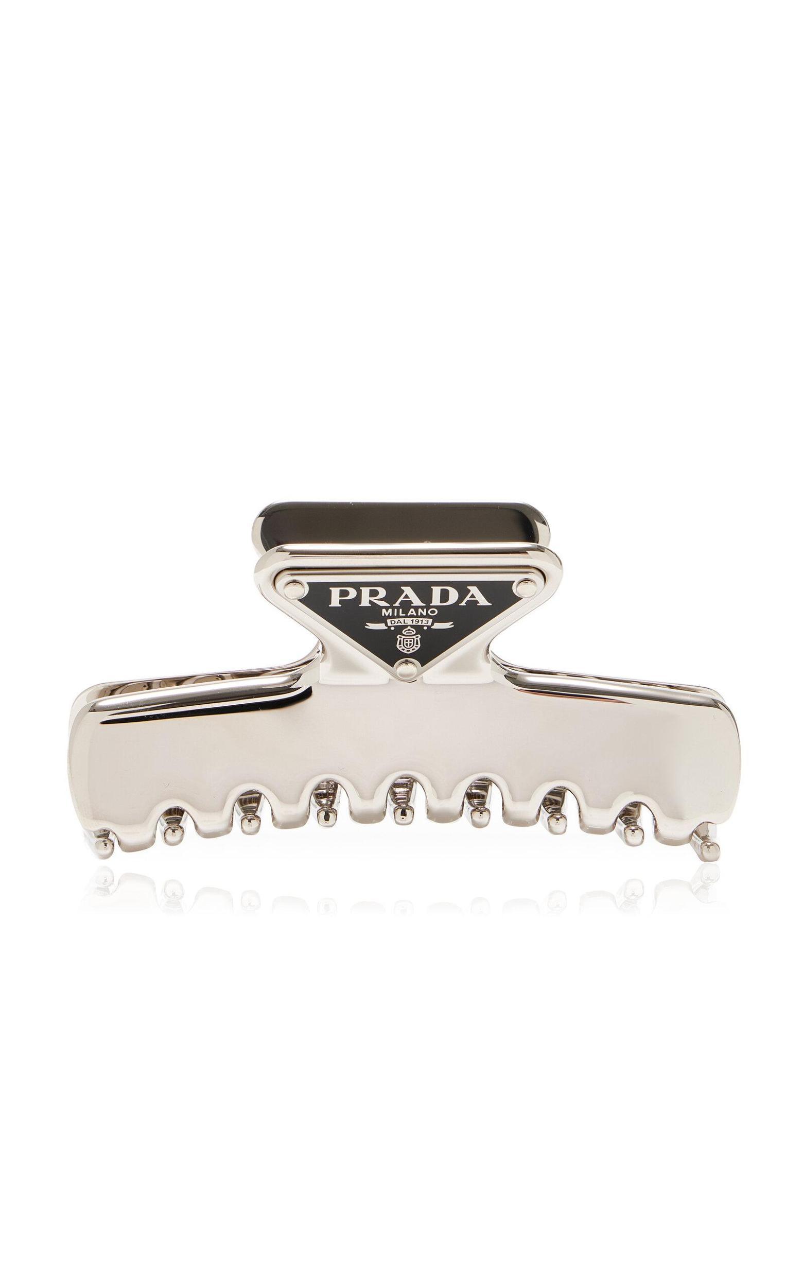 PRADA Metal Hair Clip In Gold Product Image