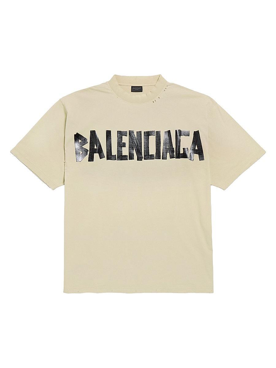 Mens Tape Type T-shirt Medium Fit Product Image