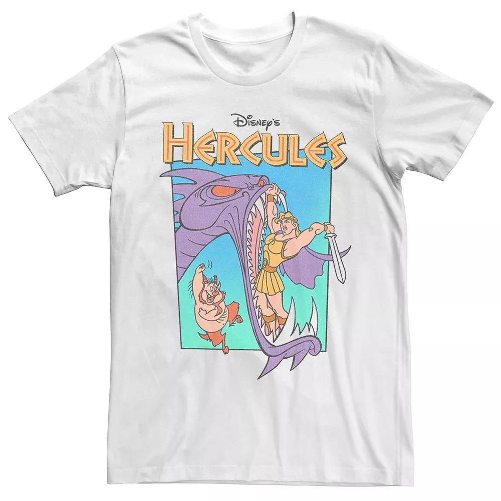 Disney's Hercules Hydra Slayer Men's Retro Tee, Size: XL, White Product Image