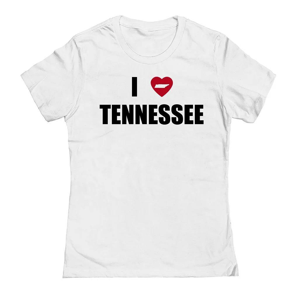 Juniors I Heart Tennessee Graphic Tee, Womens Product Image