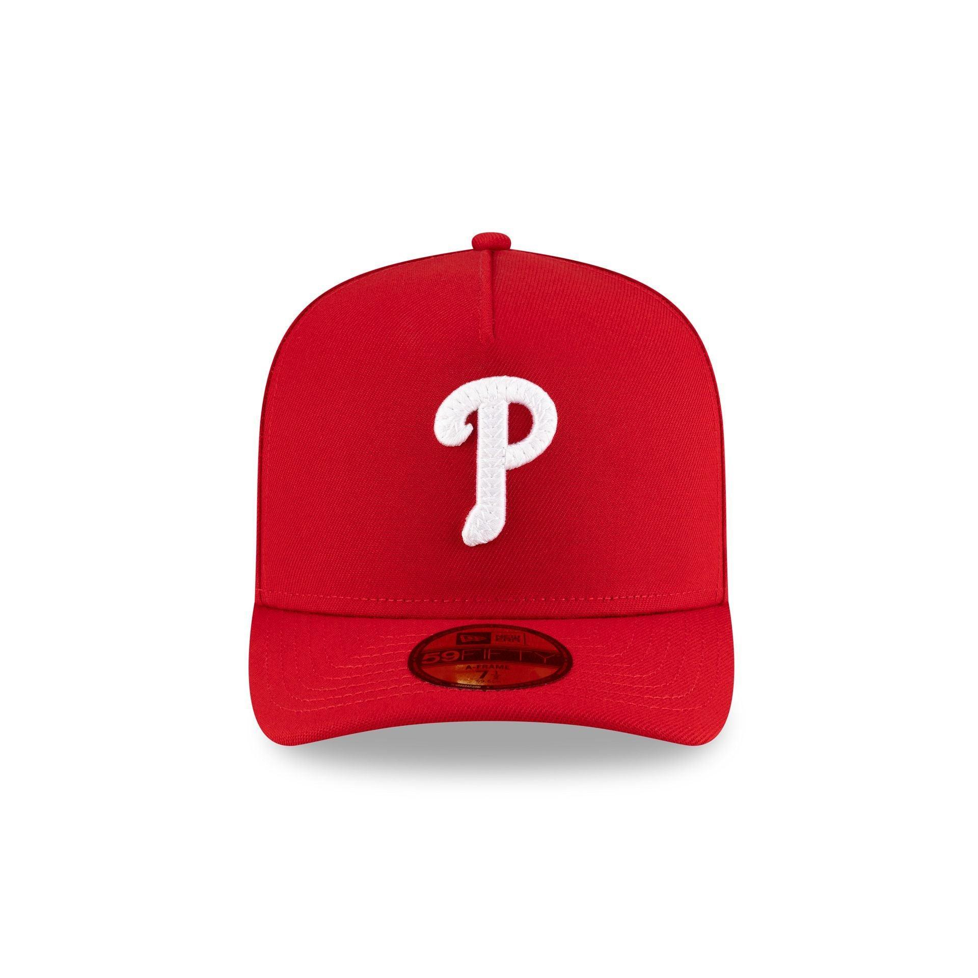 Philadelphia Phillies Script Safety Pin 59FIFTY A-Frame Fitted Hat Male Product Image