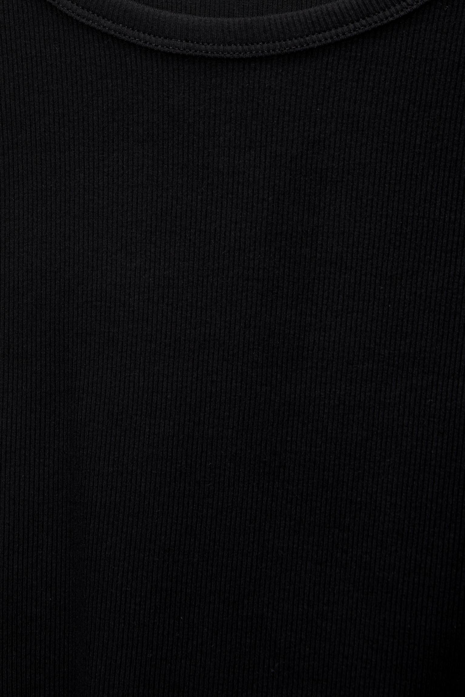 Ribbed long sleeve top Product Image