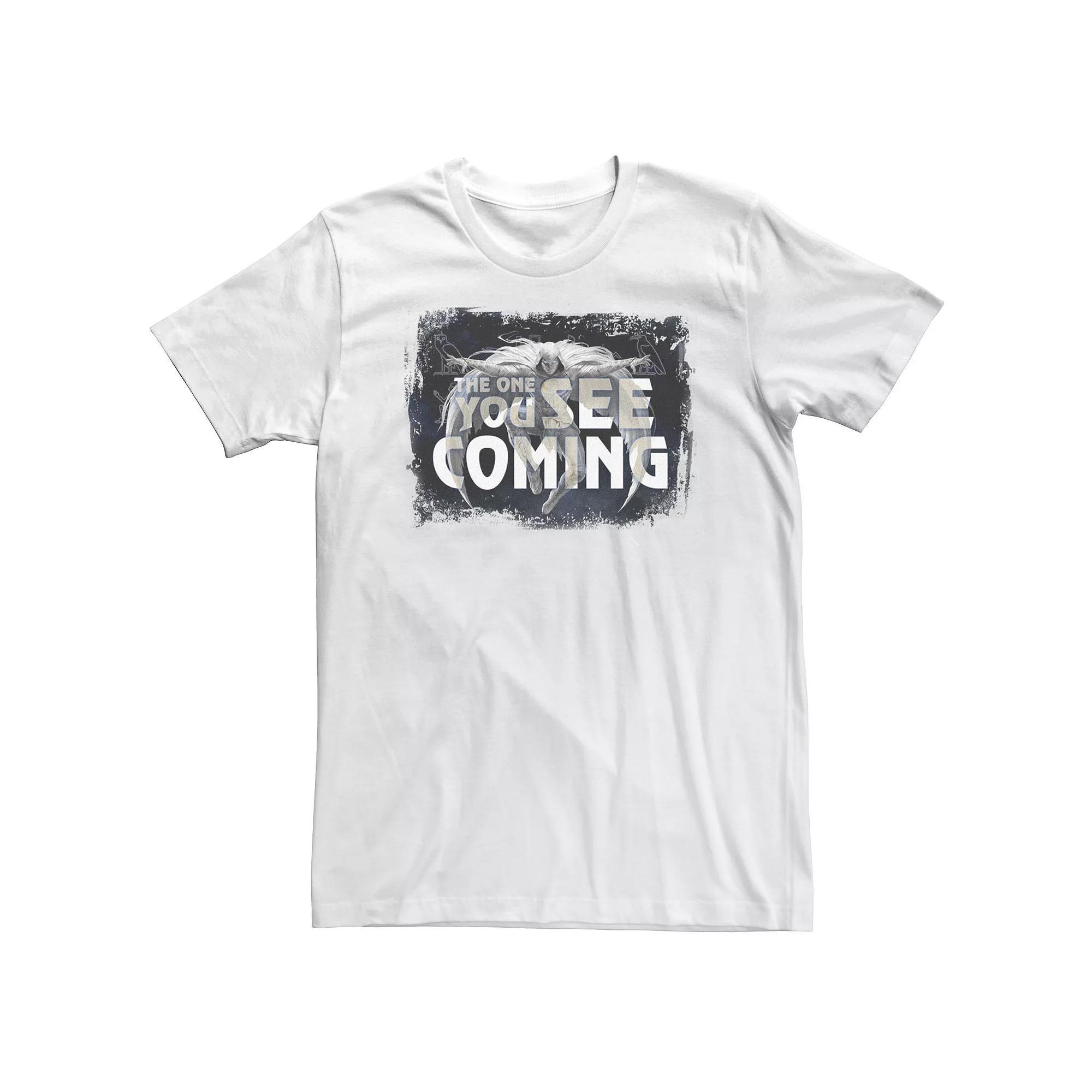 Big & Tall Marvel Moon Knight The One You See Coming Tee, Men's, Size: 5XL, White Product Image