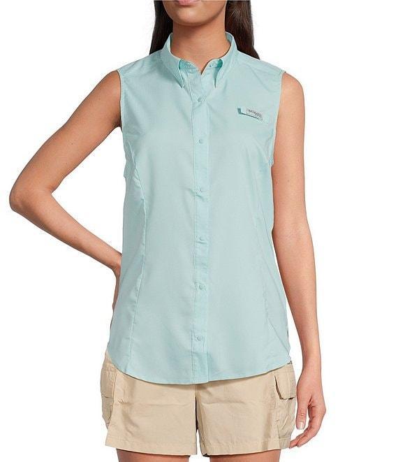 Columbia Women's Tamiami Collar Neck Sleeveless Button Front Shirt Product Image