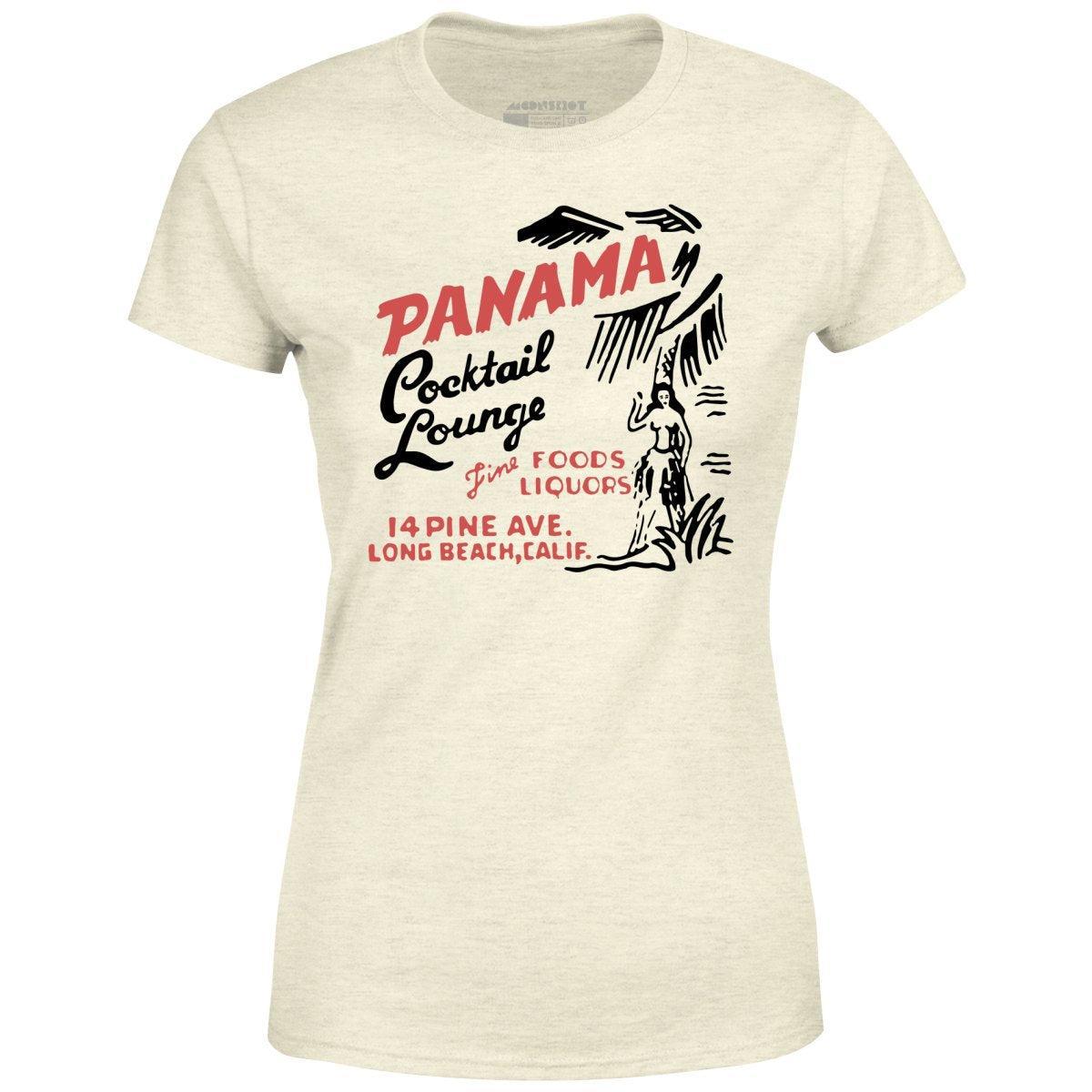 Panama Cocktail Lounge v2 - Long Beach, CA - Vintage Tiki Bar - Women's T-Shirt Female Product Image