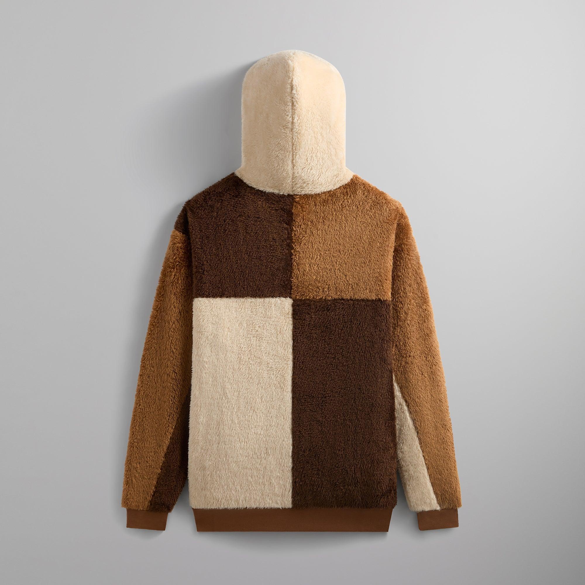 Kith Color-Blocked Plush Hoodie - Curb Male Product Image