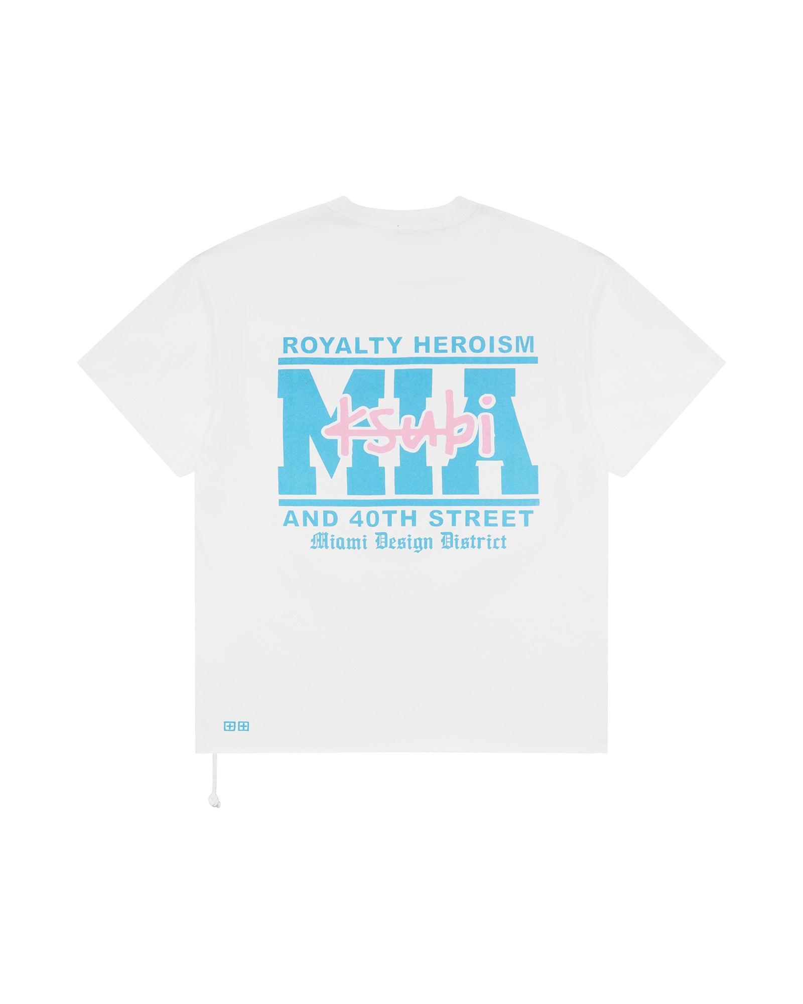 MIAMI AND THE STREETS SS BIGGIE TEE WHITE Male Product Image