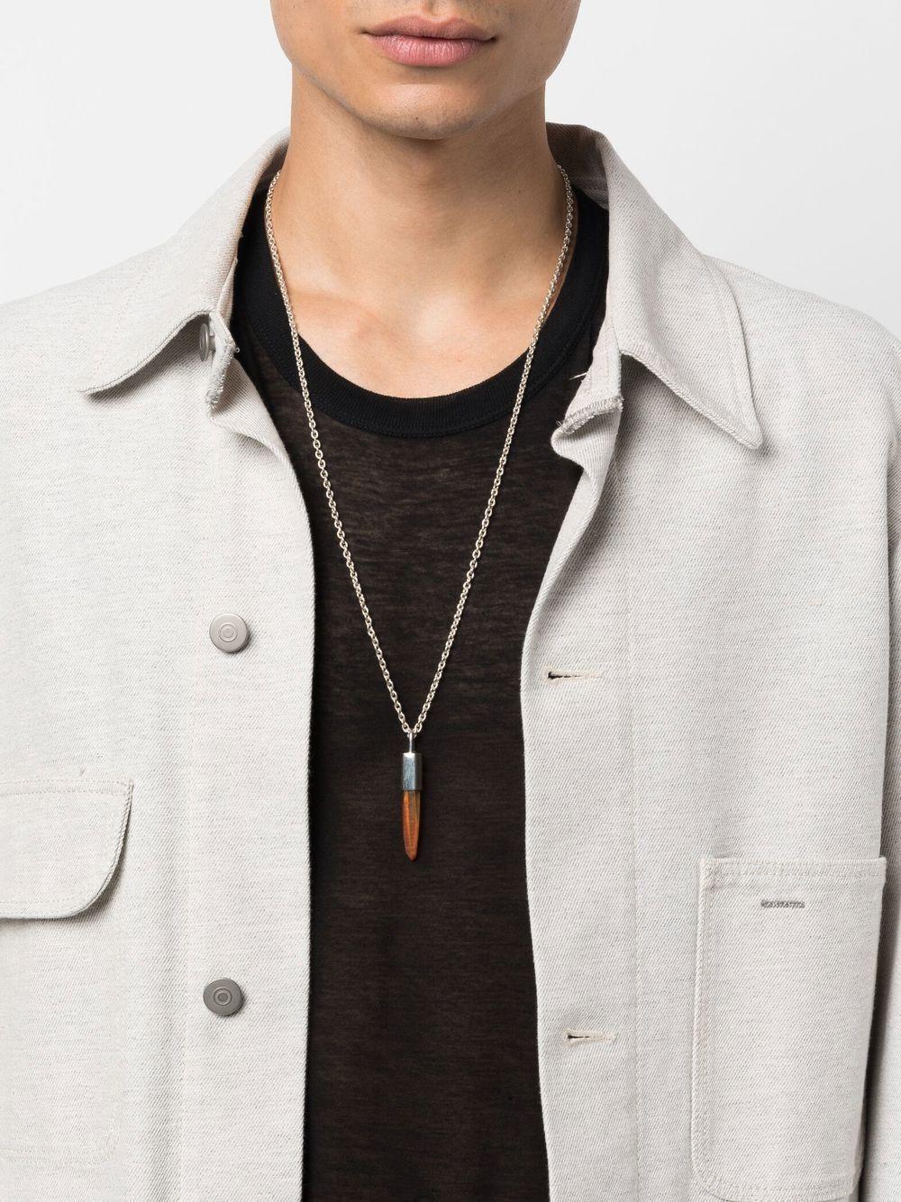Talisman iron stained quartz necklace Product Image