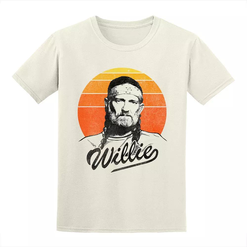 Men's Willie Nelson Tee, Size: Medium, Natural Product Image