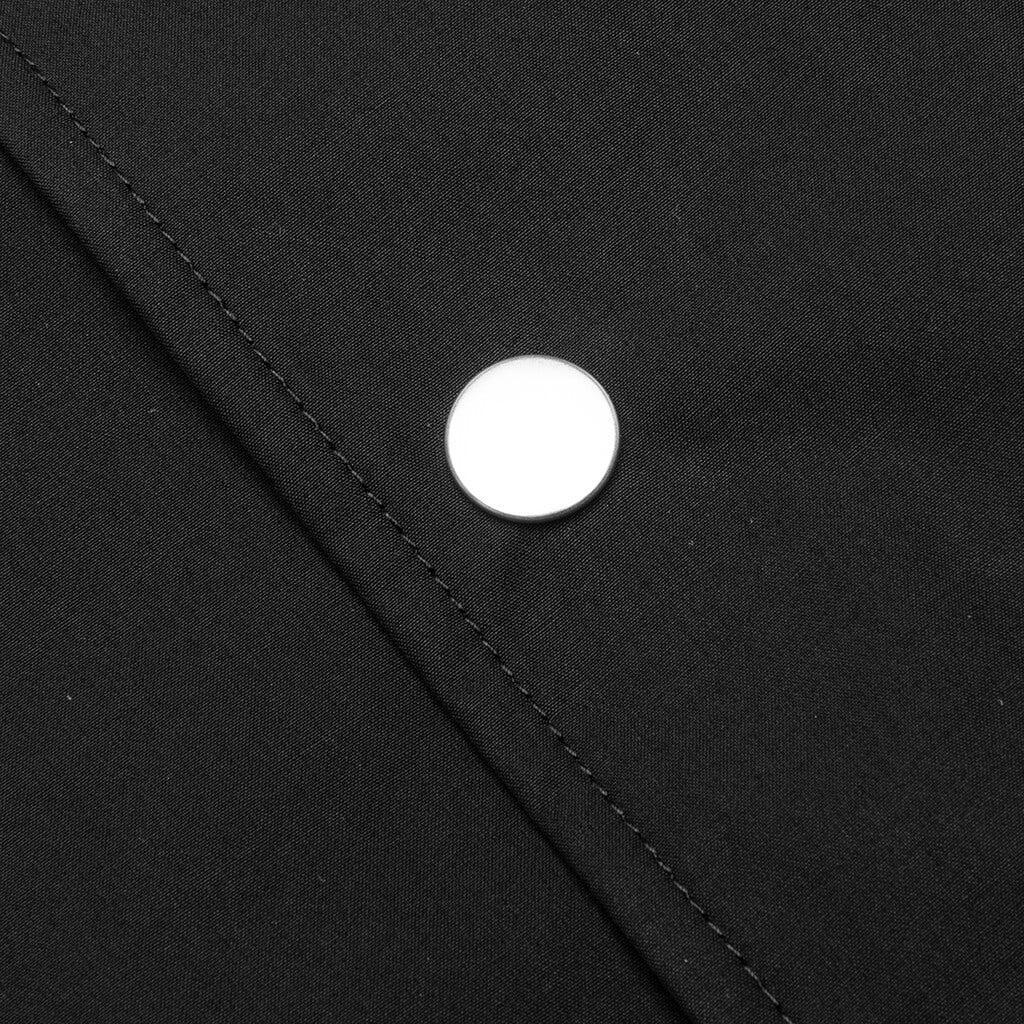 Logo Print Shirt Jacket - Black Male Product Image