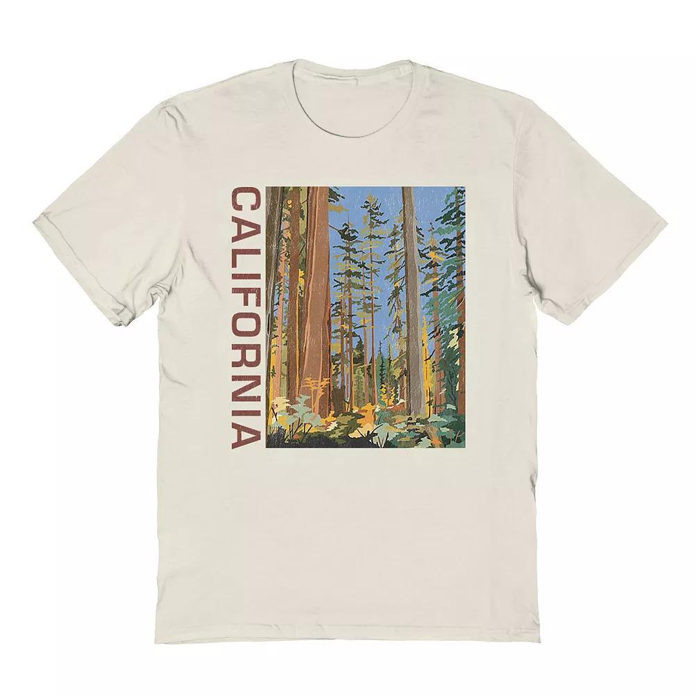 Men's Graphic Tee Headwaters, Size: Large, Natural Product Image