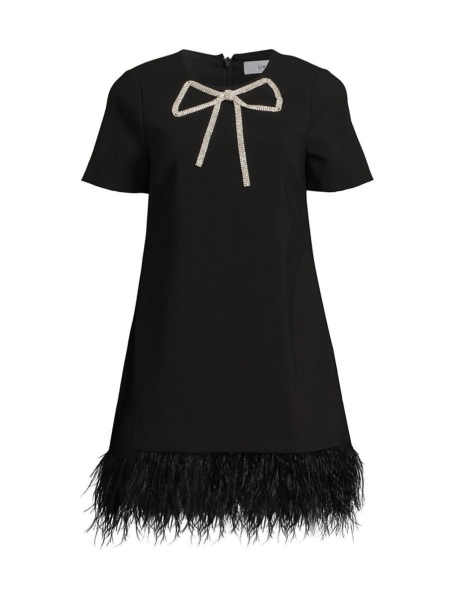 Womens Marullo Jewel Bow Minidress Product Image