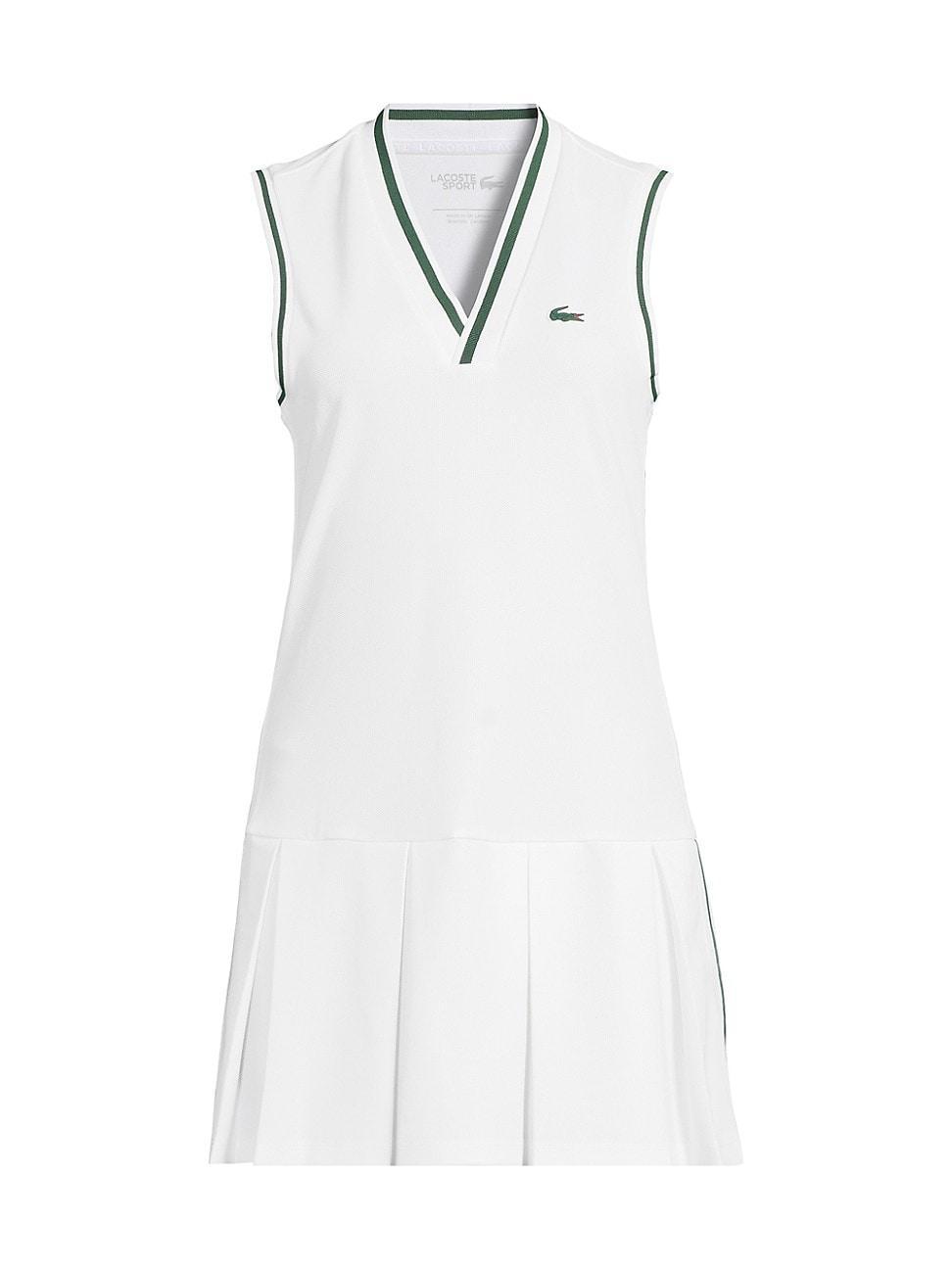 Womens Lacoste x Bandier Performance Piqu Tennis Dress Product Image