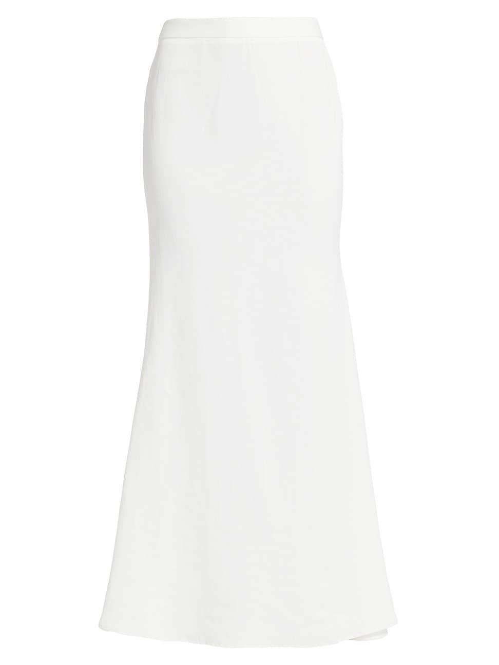 Womens At Last Linen-Blend Maxi Skirt Product Image