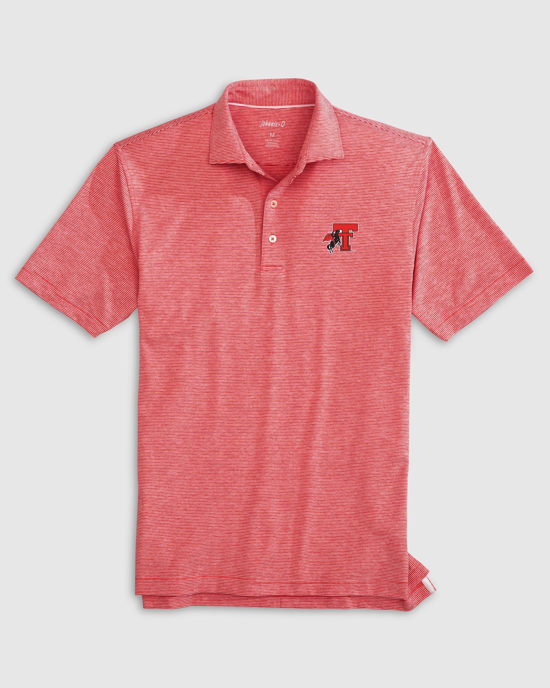 Notre Dame Lyndonn Striped Jersey Performance Polo Product Image