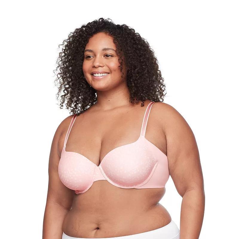 Warners No Side Effects® Seamless Underarm-Smoothing Comfort Underwire Lightly Lined T-Shirt Bra RA3061A, Women's, Size: 34 B, Toasted Brown Product Image