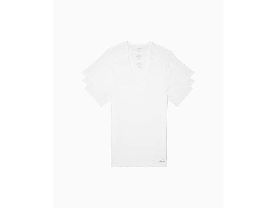 Calvin Klein Short-Sleeve V-Neck Tee - Pack of 3 Product Image