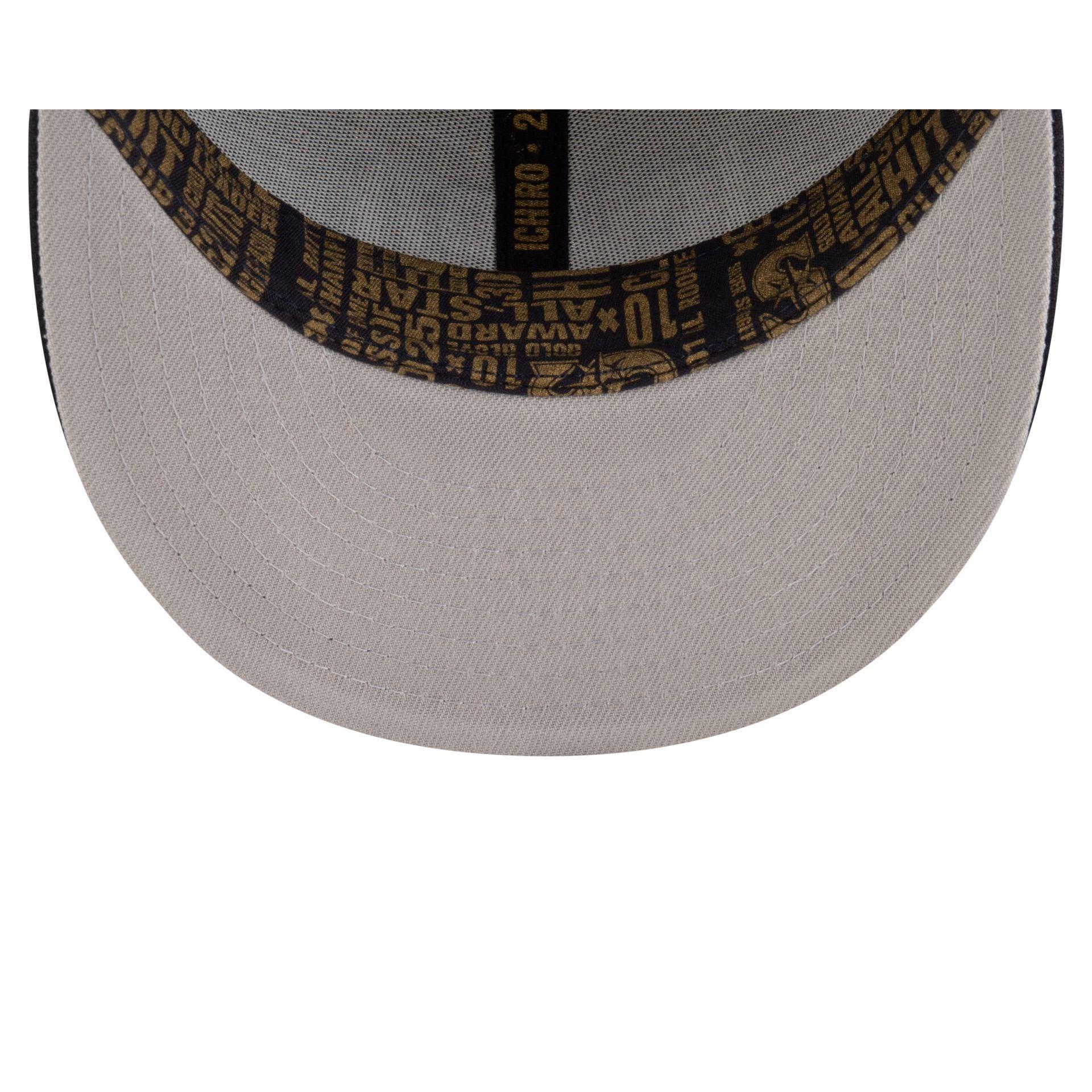 Seattle Mariners Hall of Fame 2025 Ichiro Suzuki Low Profile 9FIFTY Snapback Hat Male Product Image