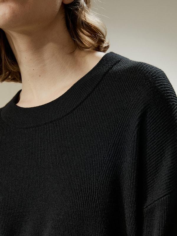 Ultra-fine Merino Wool Crewneck Sweater Product Image