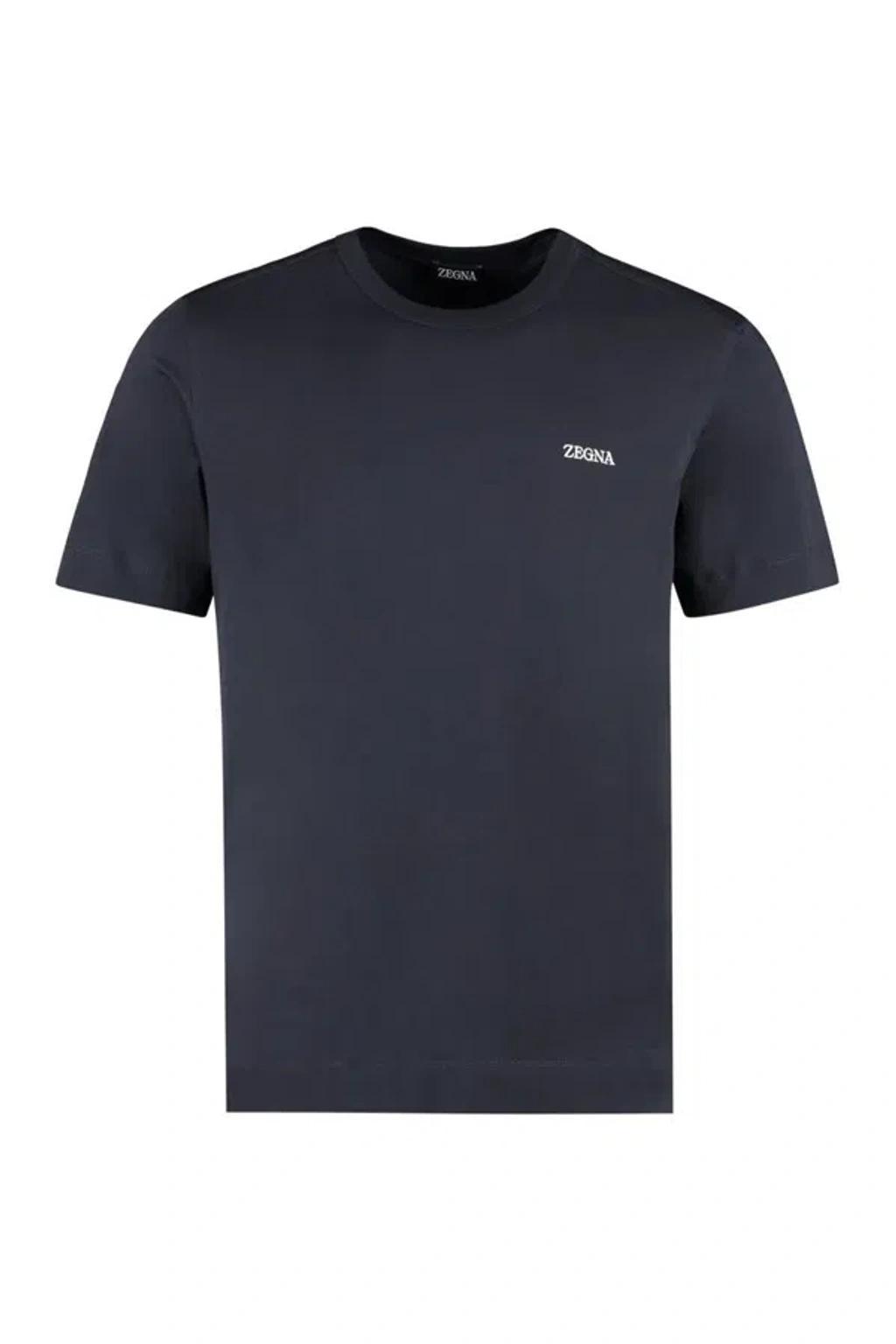 ZEGNA T-shirt In Black Product Image