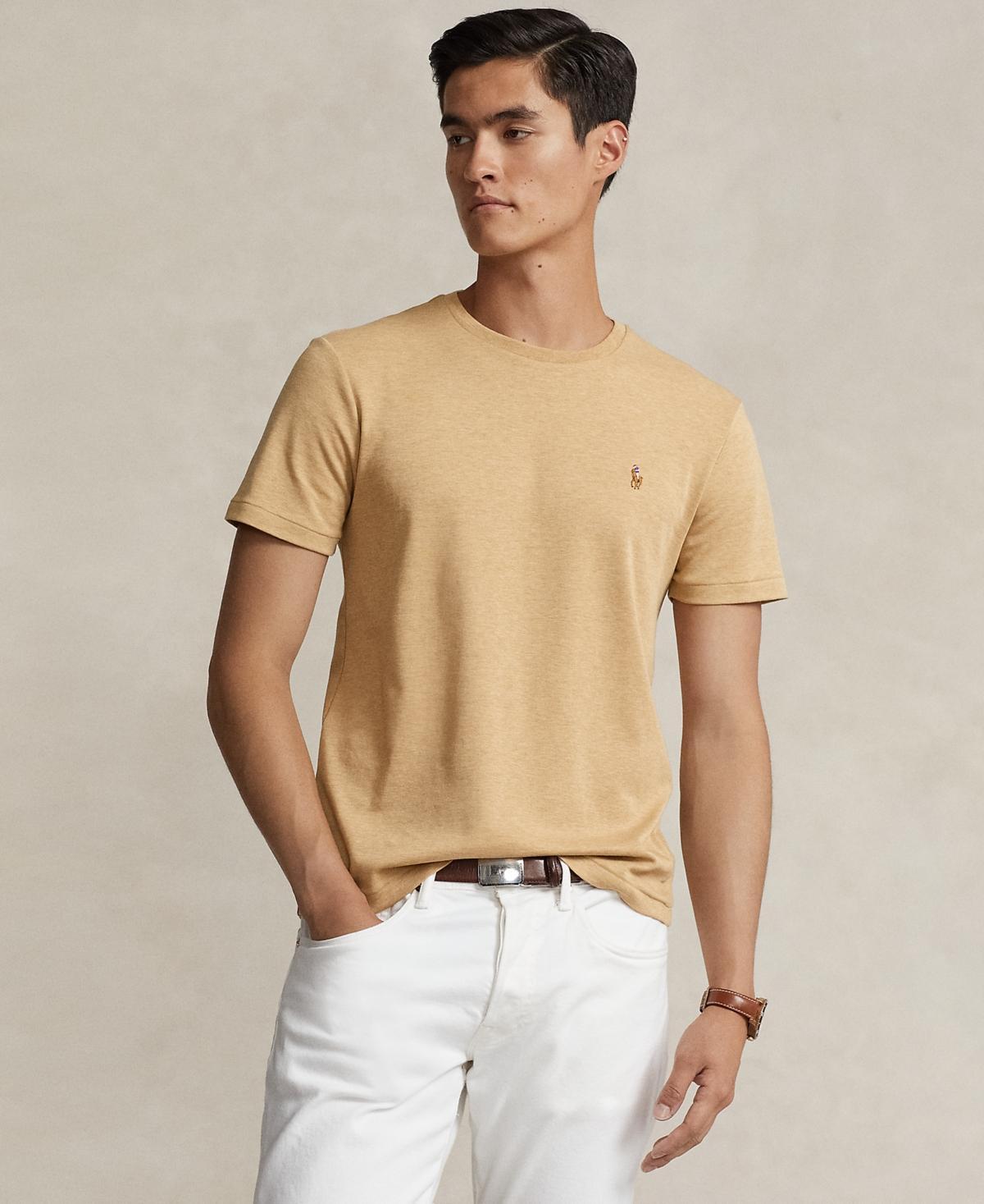 Mens Custom-Slim-Fit Soft Cotton T-Shirt Product Image